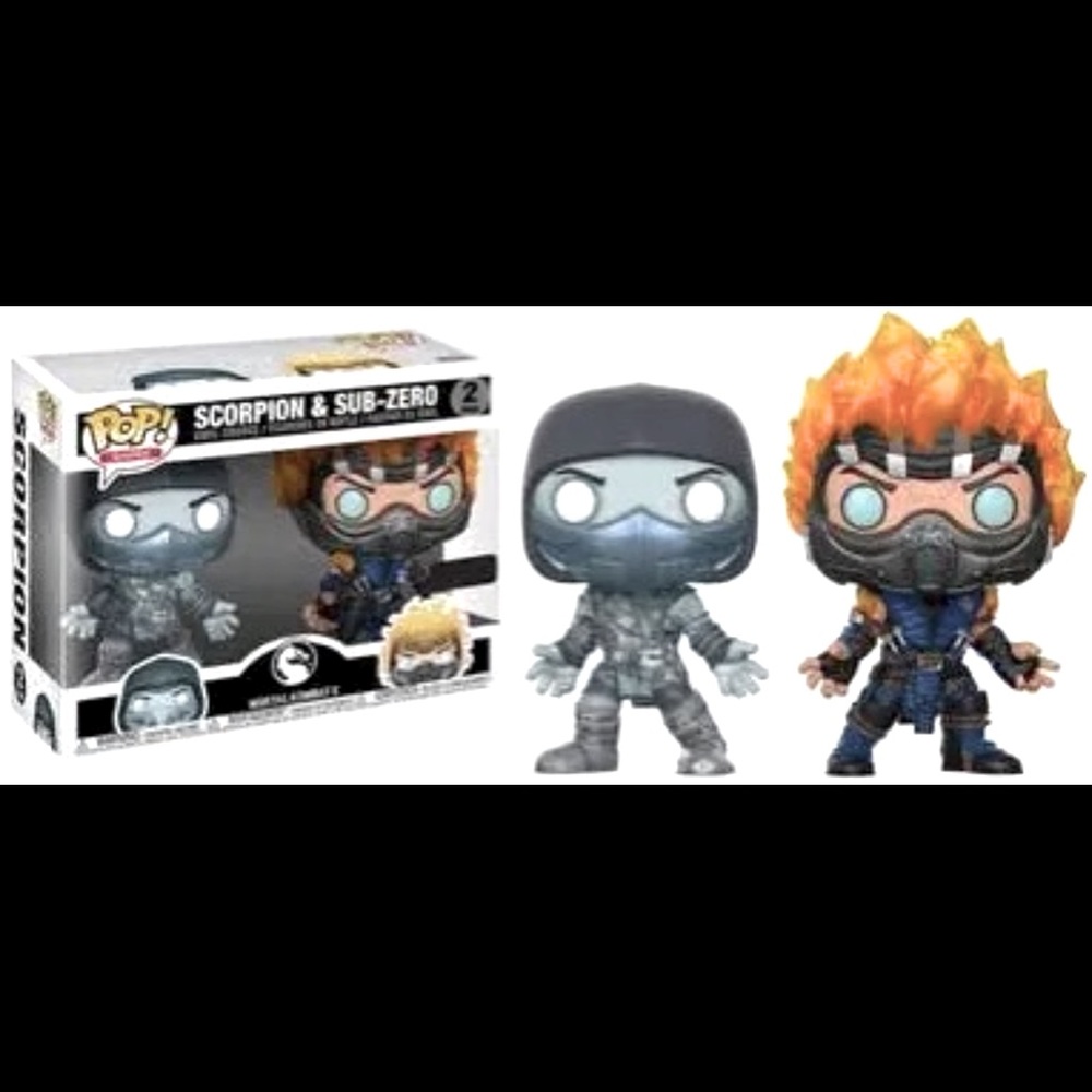 Funko Pop! Scorpion & Sub-Zero Figures 2-Pack / GameStop EXCLUSIVE!!!